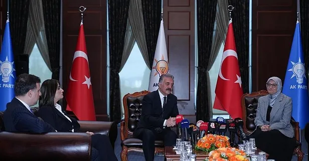 AK Parti'de siyasi partiler arası bayramlaşma: MHP, HÜDA PAR, Anavatan Partisi ve BBP heyetleri ziyaret etti