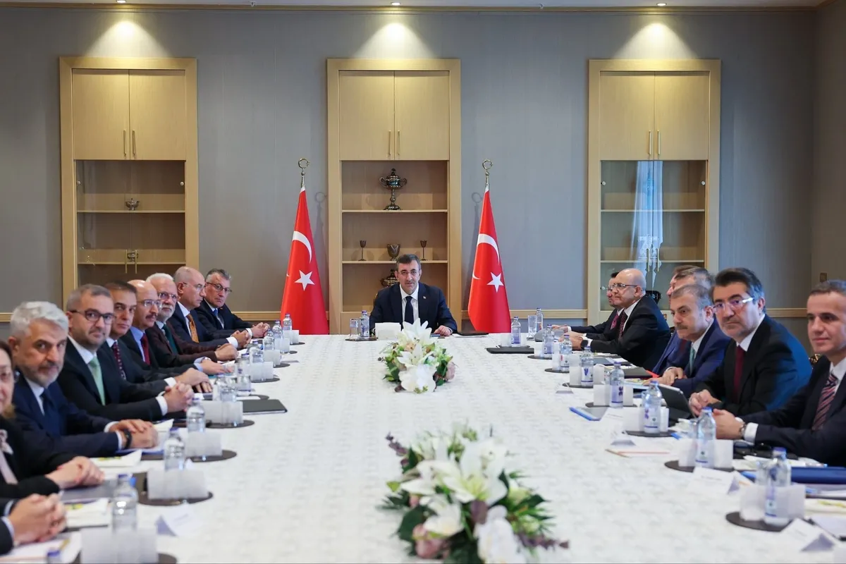 Fon Koordinasyon Kurulu Cumhurbaşkanı Yardımcısı Cevdet Yılmaz Başkanlığında toplandı