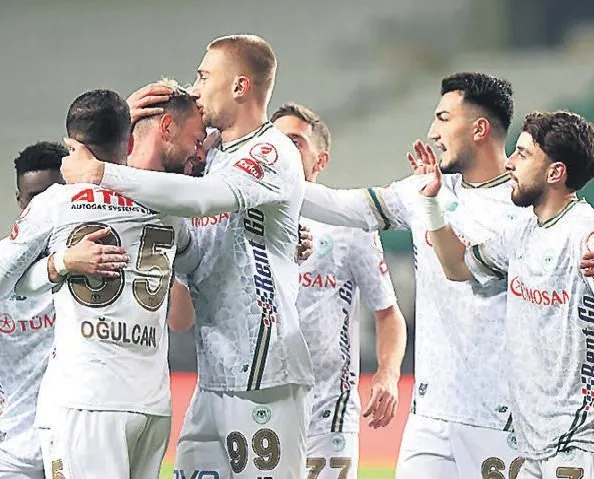 Konyaspor’dan 9 gollü resital