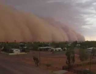 Avustralya’da kum fırtınası!