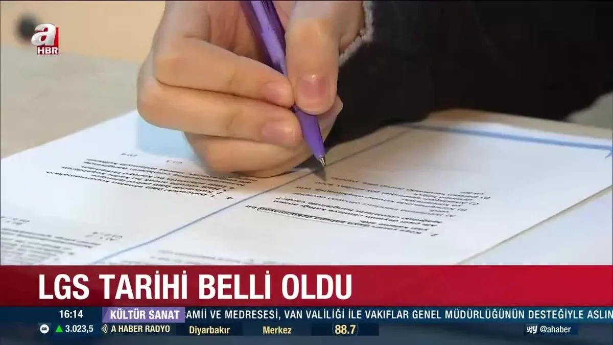 LGS tarihi belli oldu!