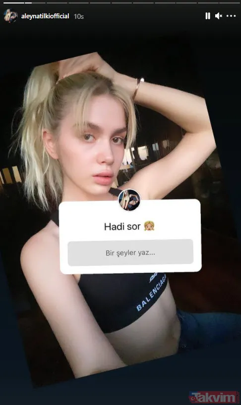 Aleyna Tilki soru-cevap yaptı büyük Messi hayranı çıktı ve değerlendirdi! İşte Aleyna Tilki'nin flaş Messi yorumu - 4