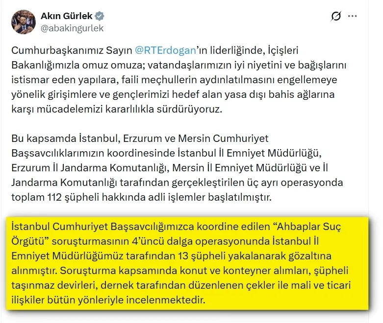 Ahbap soruşturmasında 4’üncü dalga operasyon: Çoğunluğu işadamı 13 gözaltı... Bağışlar havada konutlar nerede?-3