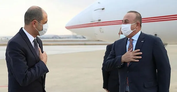 SON DAKİKA: KKTC Cumhurbaşkanı Tatar Bakan Çavuşoğlu ile görüştü