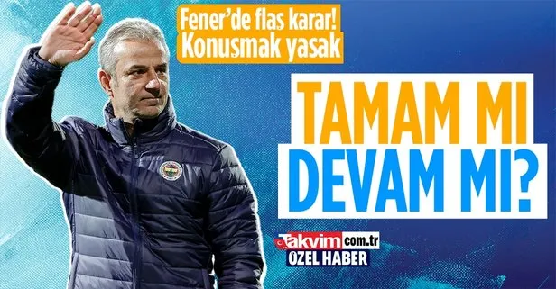 Özel Haber I Fenerbahçe’de İsmail Kartal kararı! Konuşmak yasak