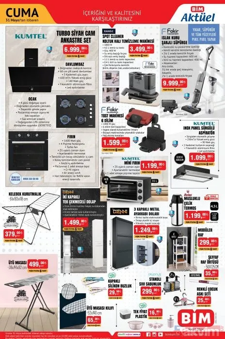 BİM 31 Mayıs CUMA aktüel ürünler kataloğu! Büyük İNDİRİM bu sabah başlıyor! %40 indirim duyuruldu - 12