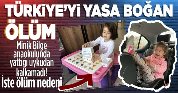 4 yaşındaki Bilge A. anaokulunda uyurken hayatını kaybetti! Ölüm nedeni ilk raporda: Zatürreye bağlı kalp iltihaplanması sonucu gelişen kalp krizi
