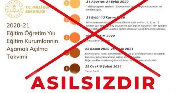 MEB'den kritik uyarı: Asılsızdır