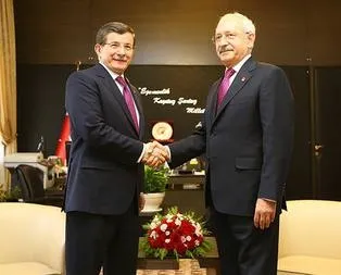 Davutoğlu ile Kılıçdaroğlu görüşmesi sona erdi