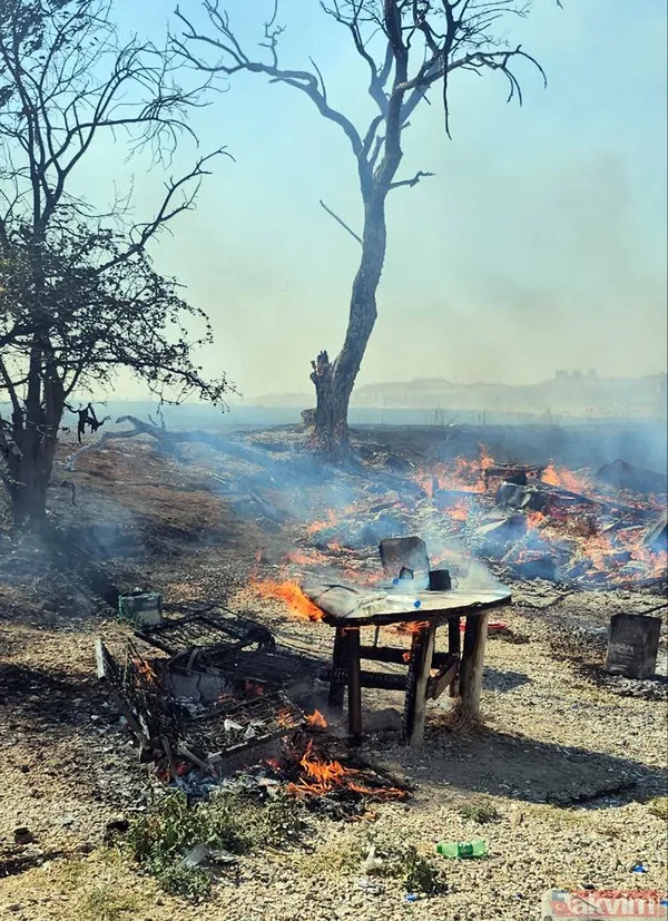 Edirne'de yangın, hayvanların barındığı ağıla sıçradı! - 6