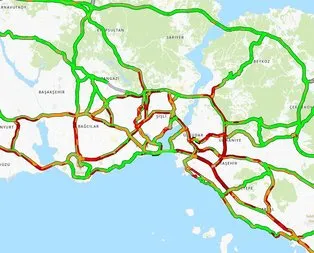 İstanbul’da sağanak sonrası trafik çilesi!