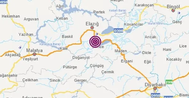 Son dakika: Elazığ’da 3,6 büyüklüğünde deprem | Son depremler