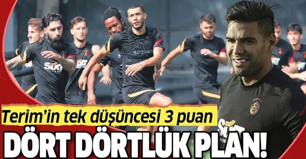 Dört dörtlük plan! Fatih Terim’in tek düşüncesi 3 puan