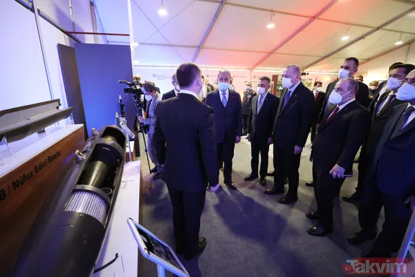 Başkan Erdoğan, Barutsan Roket ve Patlayıcı Fabrikası'nda yerli ve milli silah ve mühimmatları inceledi! - 27