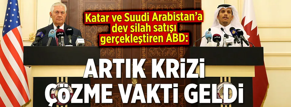 Tillerson: Körfez krizini çözme vakti geldi