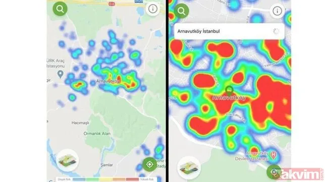 Koronavirüs yoğunluk haritaları kızardı! İstanbul ve Ankara'da Kovid19 haritalarında korkutan tablo...
