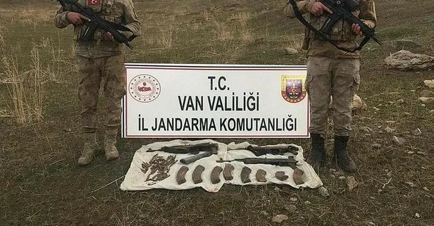 Van’da terör örgütü PKK’ya operasyon: Silah ve mühimmat ele geçti