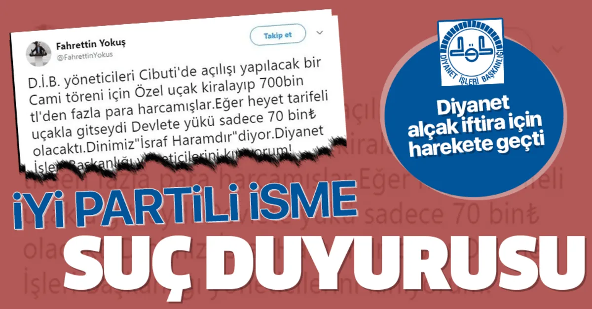 Diyanet Ten Iyi Partili Isme Suc Duyurusu Takvim