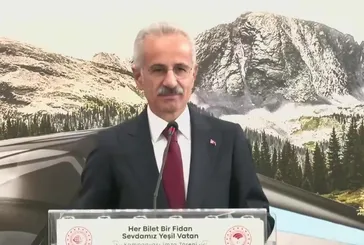 Ulaştırma ve Altyapı Bakanı Abdulkadir Uraloğlu: Her YHT bileti bir fidan kazandıracak