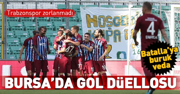 Trabzonspor Bursa'dan 3 puanla döndü