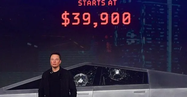Tesla’nın CEO’su Elon Musk, ’maskara oldu’! Cybertruck için kurşun geçirmez dedi, camları patladı...