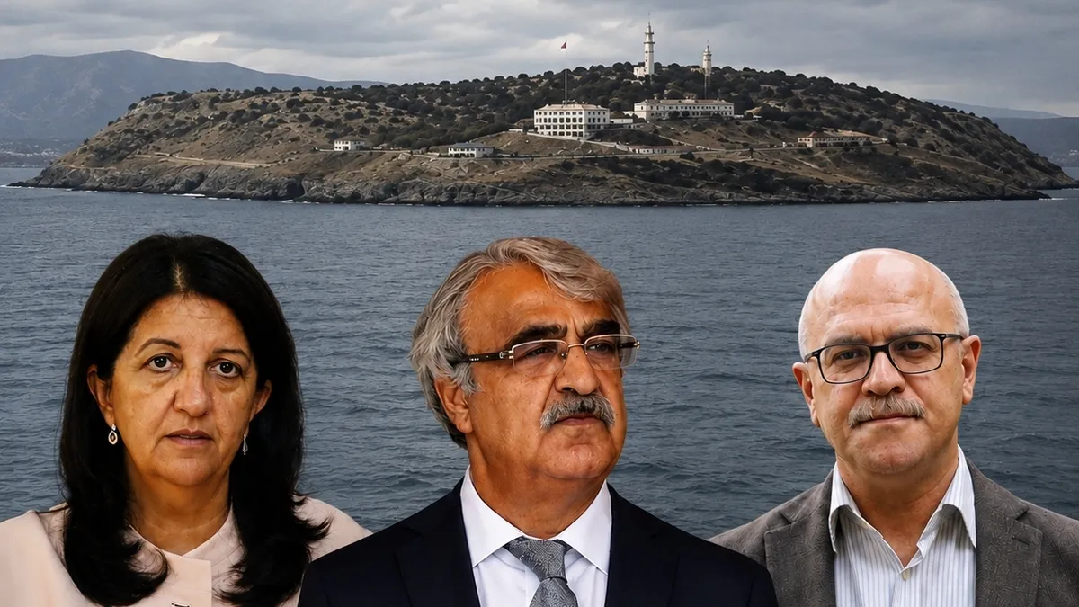DEM Parti İmralı heyetinden Öcalan'a 16. ziyaret... Çerçeve yasa öncesi son temas