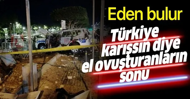 Güney Kıbrıs'ta sokaklar savaş alanına döndü