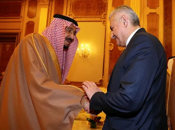 Başbakan Kral Selman'la bir araya geldi-2