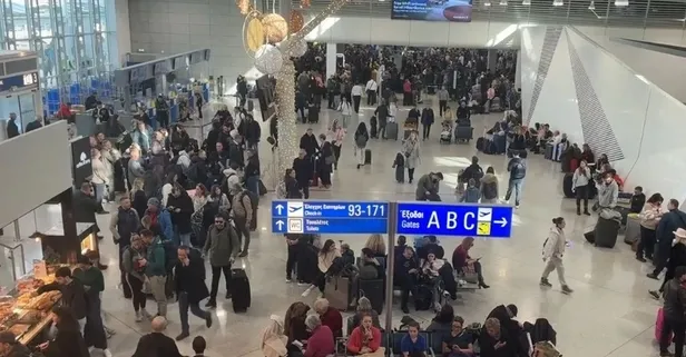 Yunanistan'da neler oluyor? Hava sistemi çöktü! Hiçbir uçak iniş kalkış yapamıyor