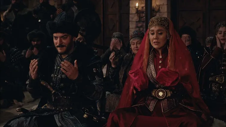 Kuruluş Osman 128. bölüm nefes kesti! Cerkutay ve Ülgen Hatun’un düğün toyu...