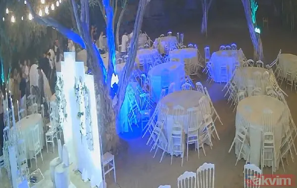 Düğün salonu karıştı: Yumruklar sandalyeler havada uçuştu! Gelin ve damat... - 7