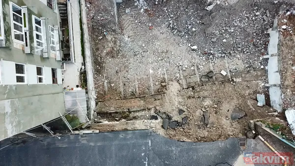 İstanbul'da faciadan dönüldü! Avcılar Denizköşkler İlkokulu'nun bahçe duvarı çöktü - 14