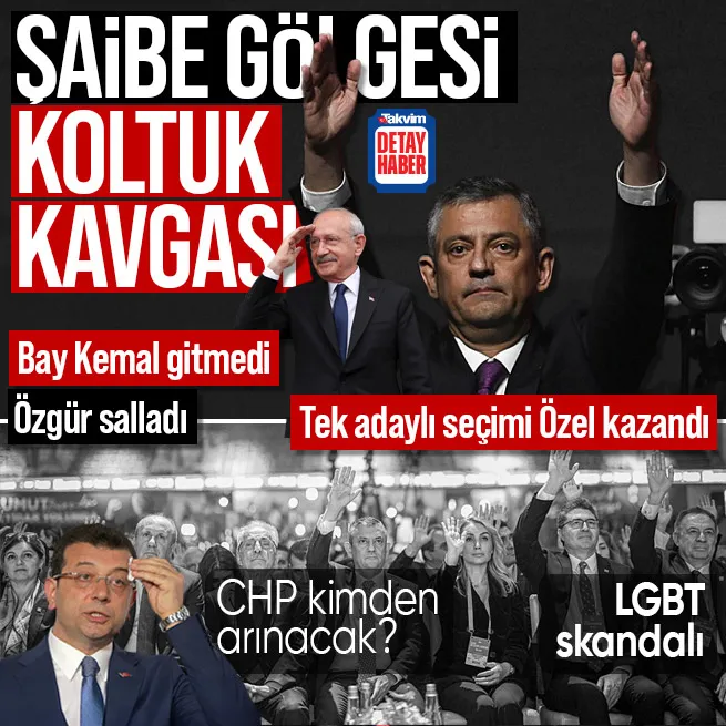CHPde iki yılda beşinci kurultay... Kemal Kılıçdaroğlu ile Özgür Özel arasında arınma savaşı!