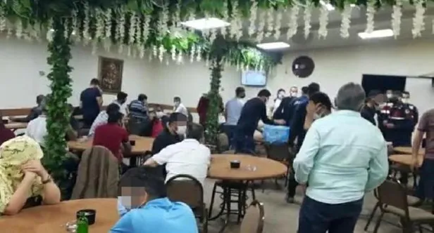 Kumar baskınında ilginç görüntü! Çay içmeye devam etti-1