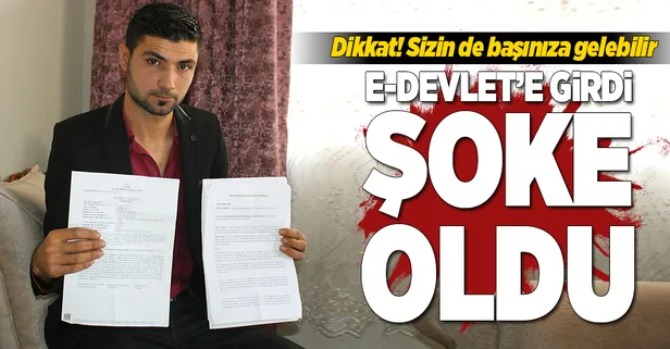 e-Devlet'e girdi şoke oldu