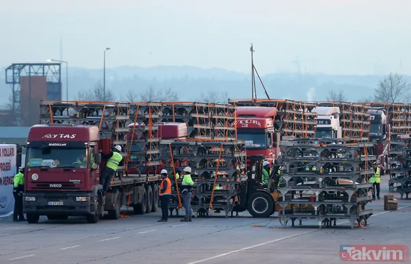 Tarihi taşınmada aprondaki son yoğunluk Kule'den de görüntülendi - 14