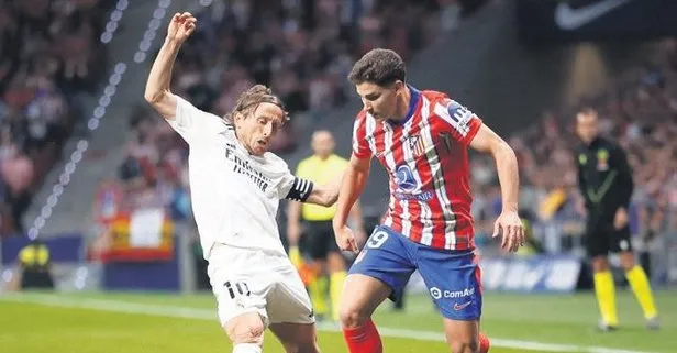 Atletico Madrid ile R.Madrid 1-1 berabere kaldı