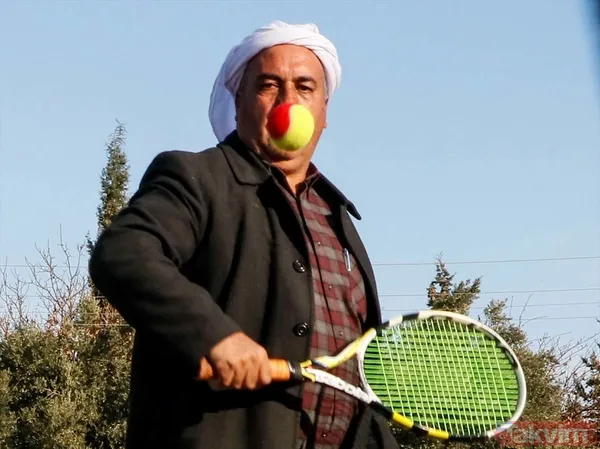 Koronavirüs salgınında köyden dışarı çıkamayan Şanlıurfa Viranşehirliler kendilerini tenise verdi - 4