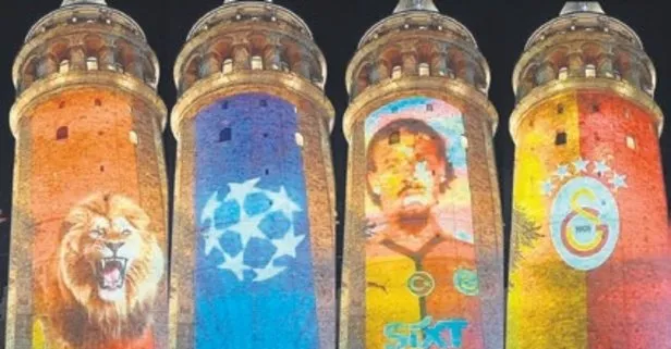 Galata’da görsel şölen