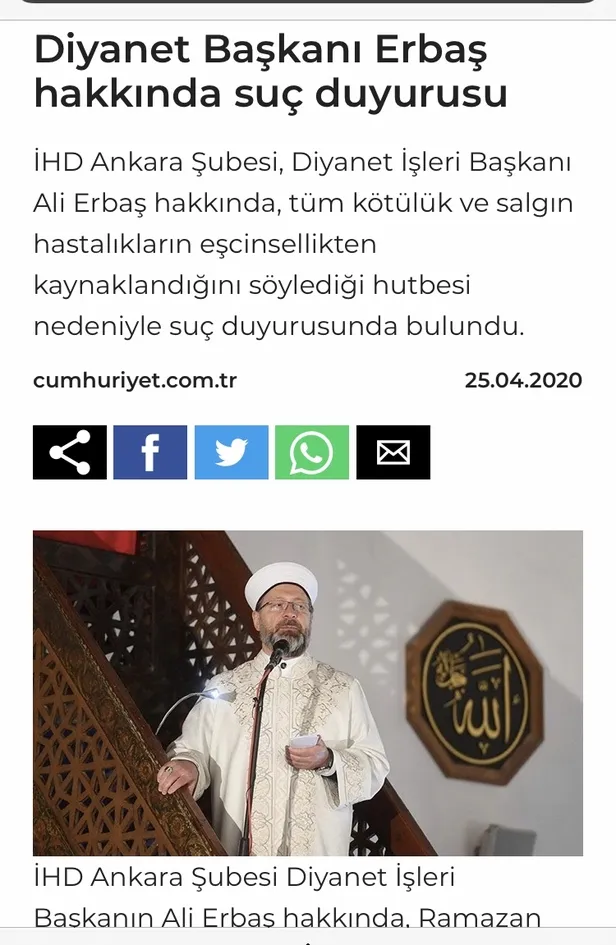Adalet Bakanı Abdülhamit Gül'den Ali Erbaş üzerinden İslamiyet'e saldıranlara tepki-10