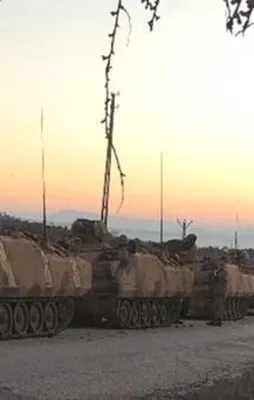 Suriye sınırına askeri sevkiyat ulaştı