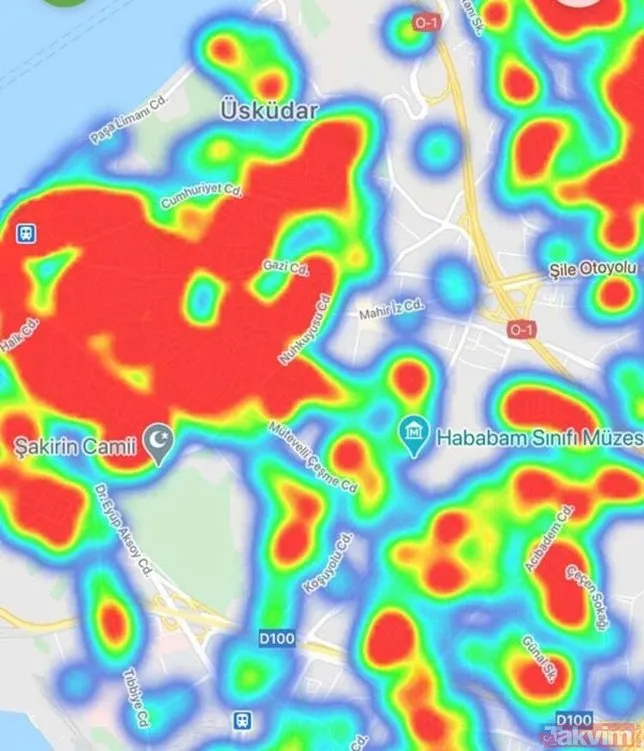 İstanbul'da yaşayanlar dikkat! Güncel koronavirüs haritası yayımlandı: İşte riskin en yüksek olduğu yerler