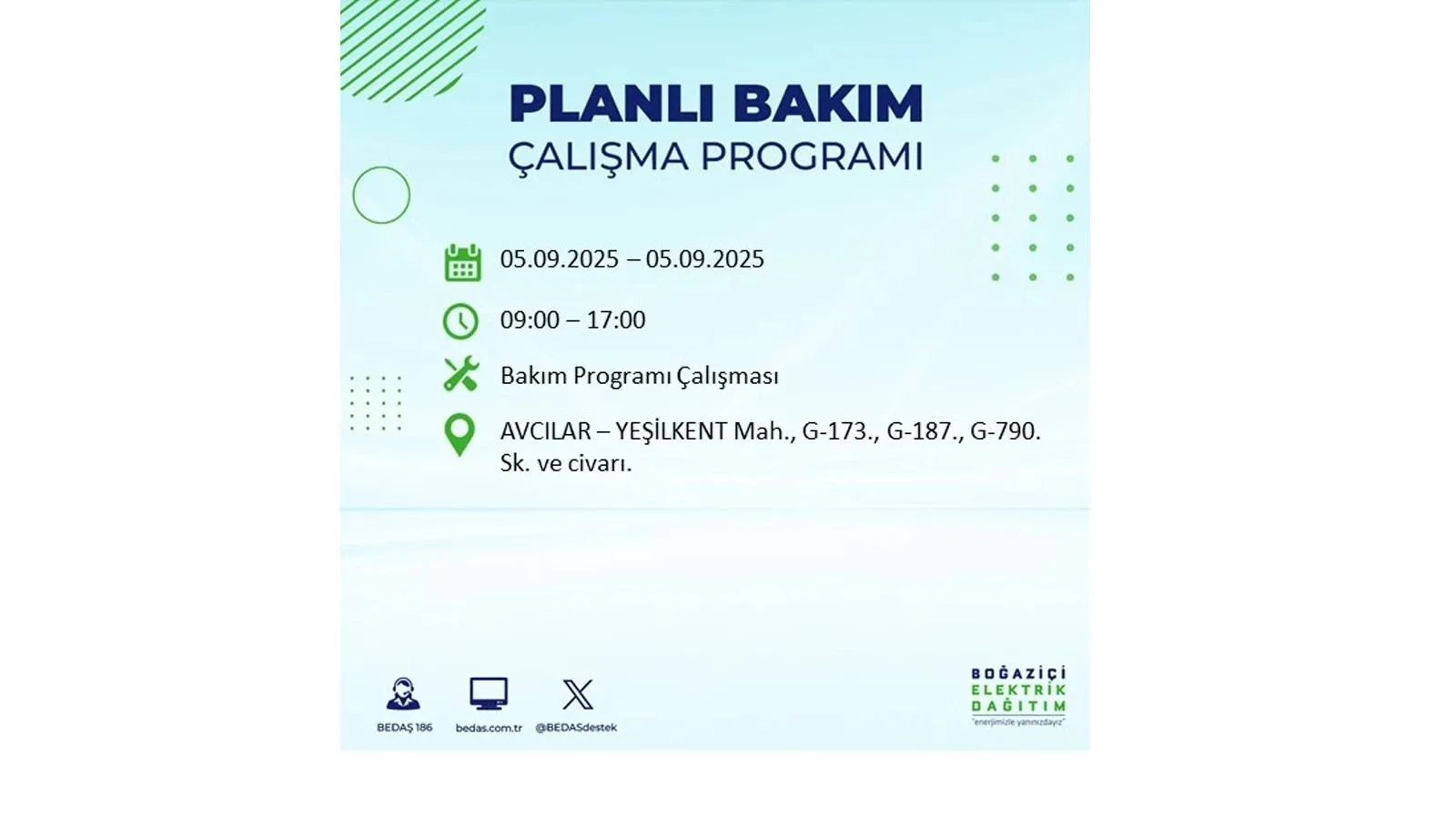 17 ilçede elektrik kesintisi | İstanbul'da elektrikler ne zaman gelecek? Mahalle mahalle KESİNTİ LİSTESİ - 34