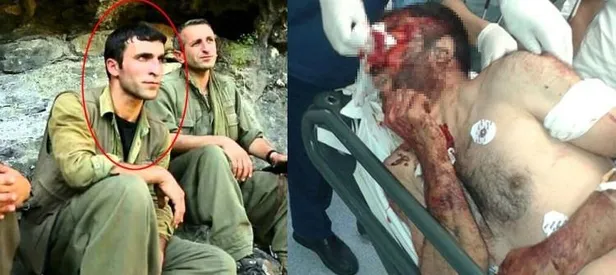 İşte o teröristin son hali!