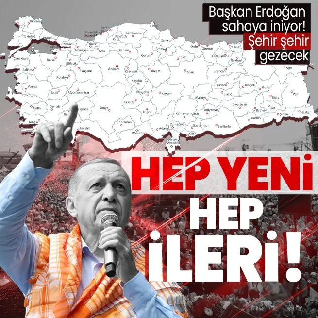 AK Parti yerel seçimler için çalışmalara başladı! Başkan Erdoğan sahaya iniyor! Şehir şehir gezecek