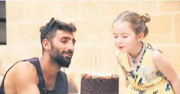 Hercai'nin küçük yıldızı Ebrar Alya Demirbilek'e pastalı sürpriz