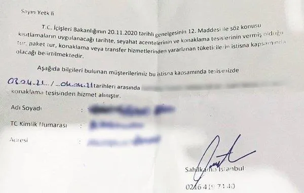 SON DAKİKA: Sokağa çıkma kısıtlamasını delmek için akılalmaz yöntem! Sahte rezervasyon oyunu-5