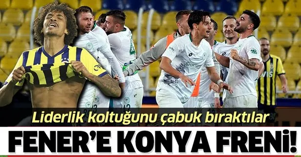 Fenerbahçe evinde Konya’ya boyun eğdi! Bu sezon ligde ilk kez kaybetti
