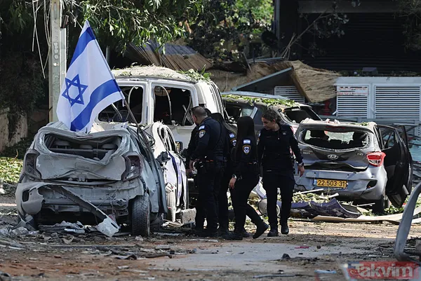 İran'dan İsrail'e misilleme! Füzeler yağdı binalar yıkıldı | İşte yıkımdan kareler - 14