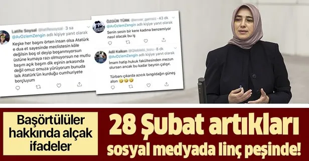 Başörtüsü düşmanlarının hedefinde bu kez AK Parti Grup Başkanvekili Özlem Zengin var! Sosyal medyadan nefret kustular